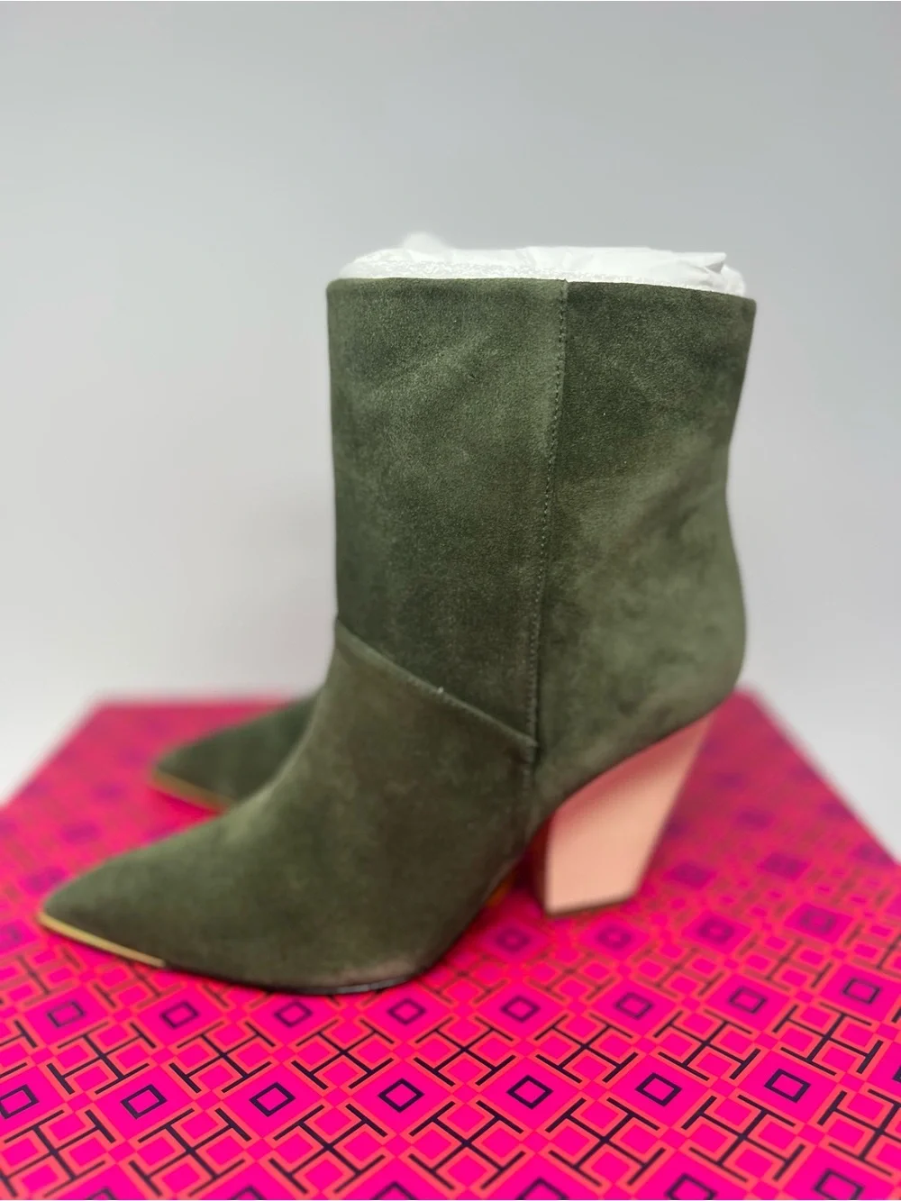 Tory Burch Lila Suede Boots Size 6